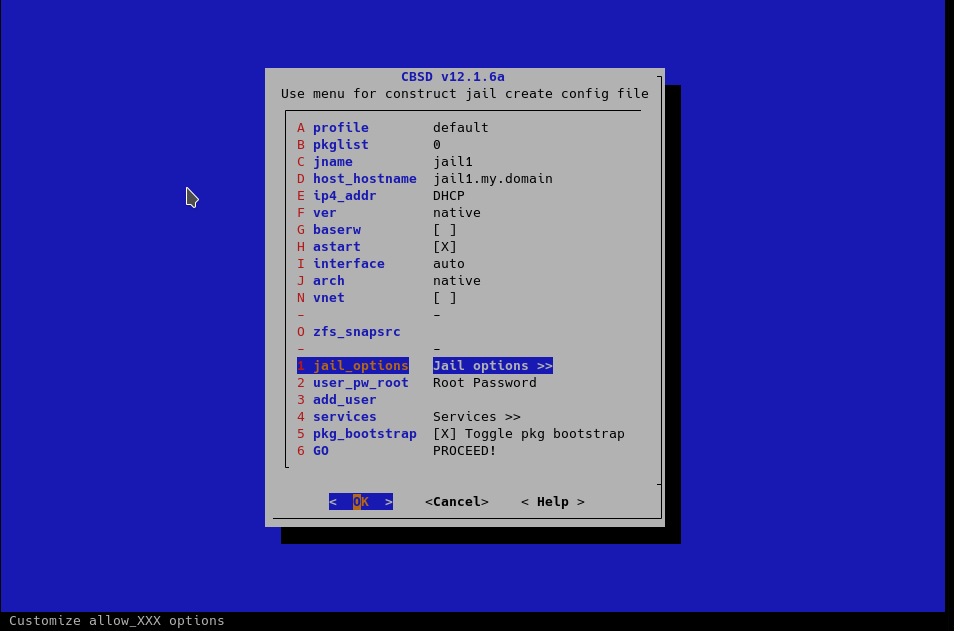 Cbsd Freebsd Jail And Bhyve Management Tools